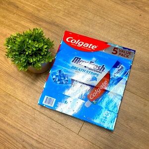 Colgate MaxFresh Whitening Breath Strips Toothpaste 5 Pack